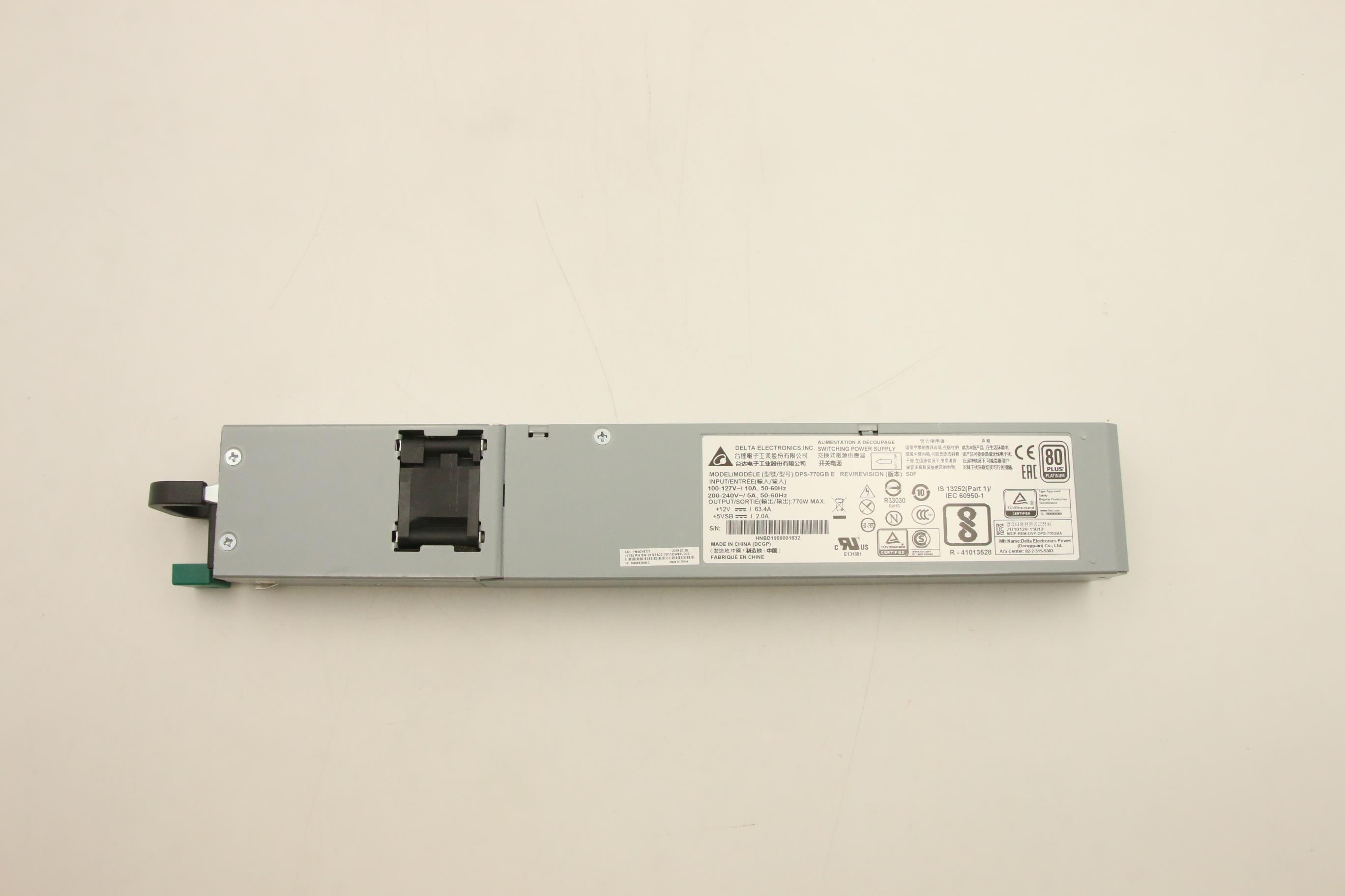 Блок питания Lenovo FTR 770W FRU (00YK771)