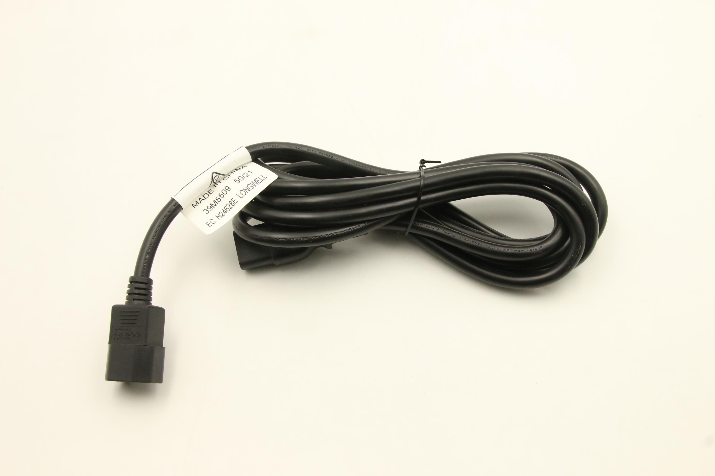 Кабель Lenovo 2.8m, 13A/100-250V, C13 to C14 Jumper Cord (39M5509)