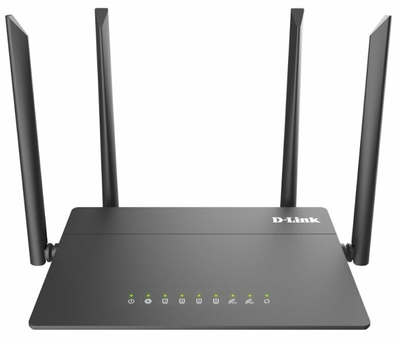 Wi-Fi роутер D-Link DIR-822/R1, черный