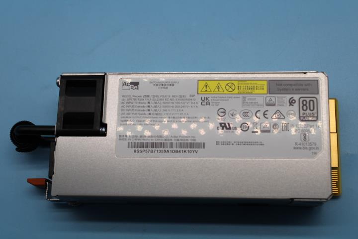 Блок питания Lenovo Power Supply Acbel 750W 230Vac/115Vac AC Hot Swap (03LD893)