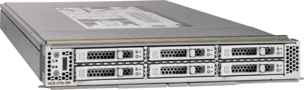 Серверный узел Cisco UCS X210c M6