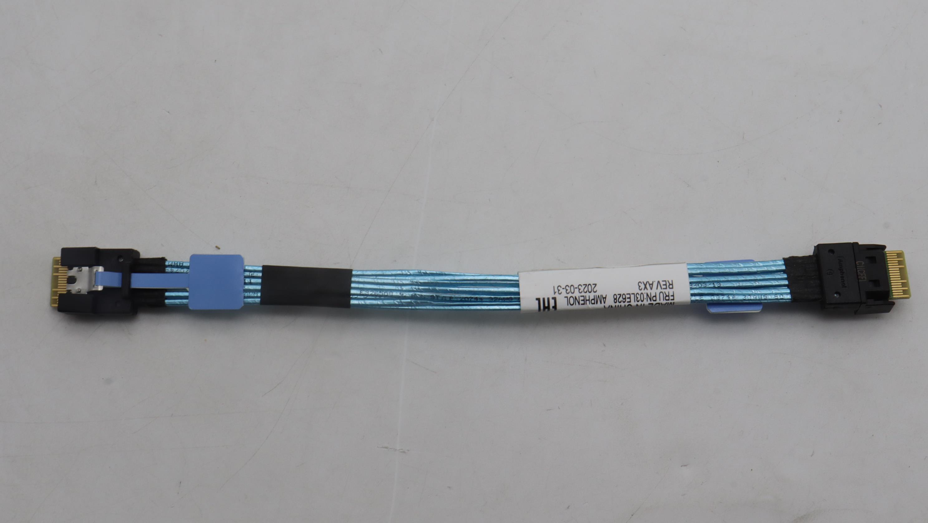 Кабель Lenovo Cable, internal, SR630 V3 CFF RAID C1 to 10x2.5 BP SATA/SAS cable, 150mm (03LE628)