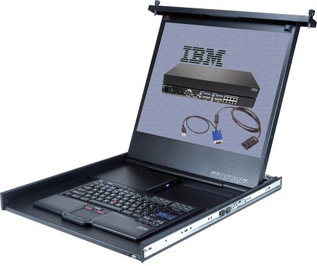 Комплекты плоских консолей Lenovo 1U 17-inch Flat Panel Console Kit - Type 1723-17X