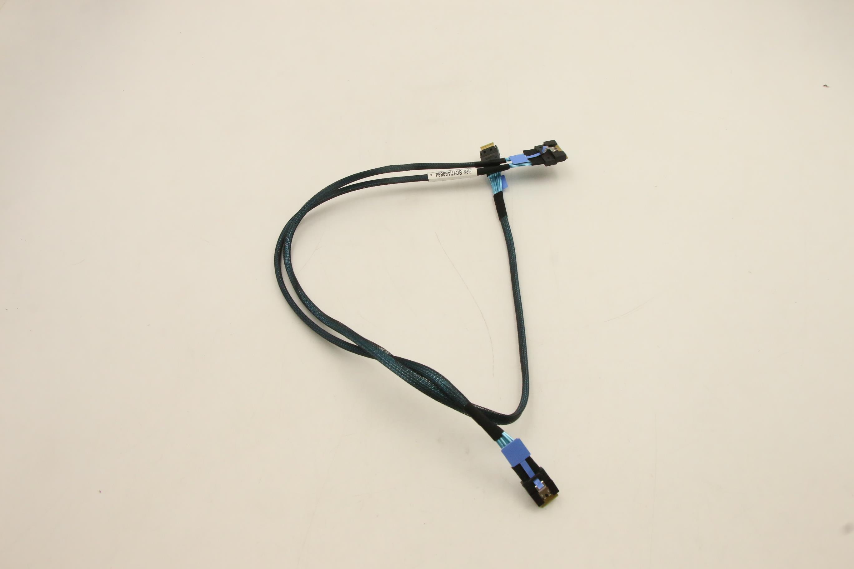 Кабель Lenovo 700/500mm,SAS/SATA Gen4,SL X8 to SL X4+SL X4,signal cable" (02YE477)