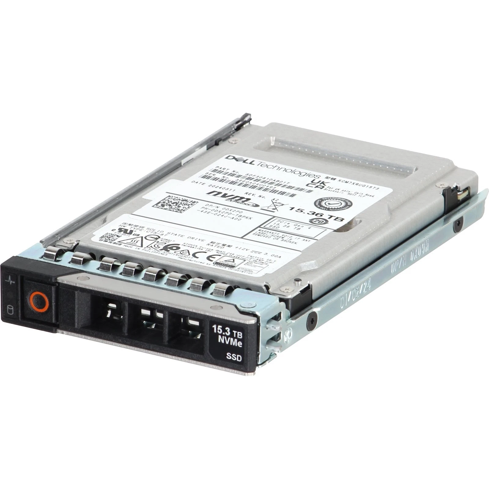 Жёсткий диск Dell EMC SSD 15.36TB NVMe 005053707