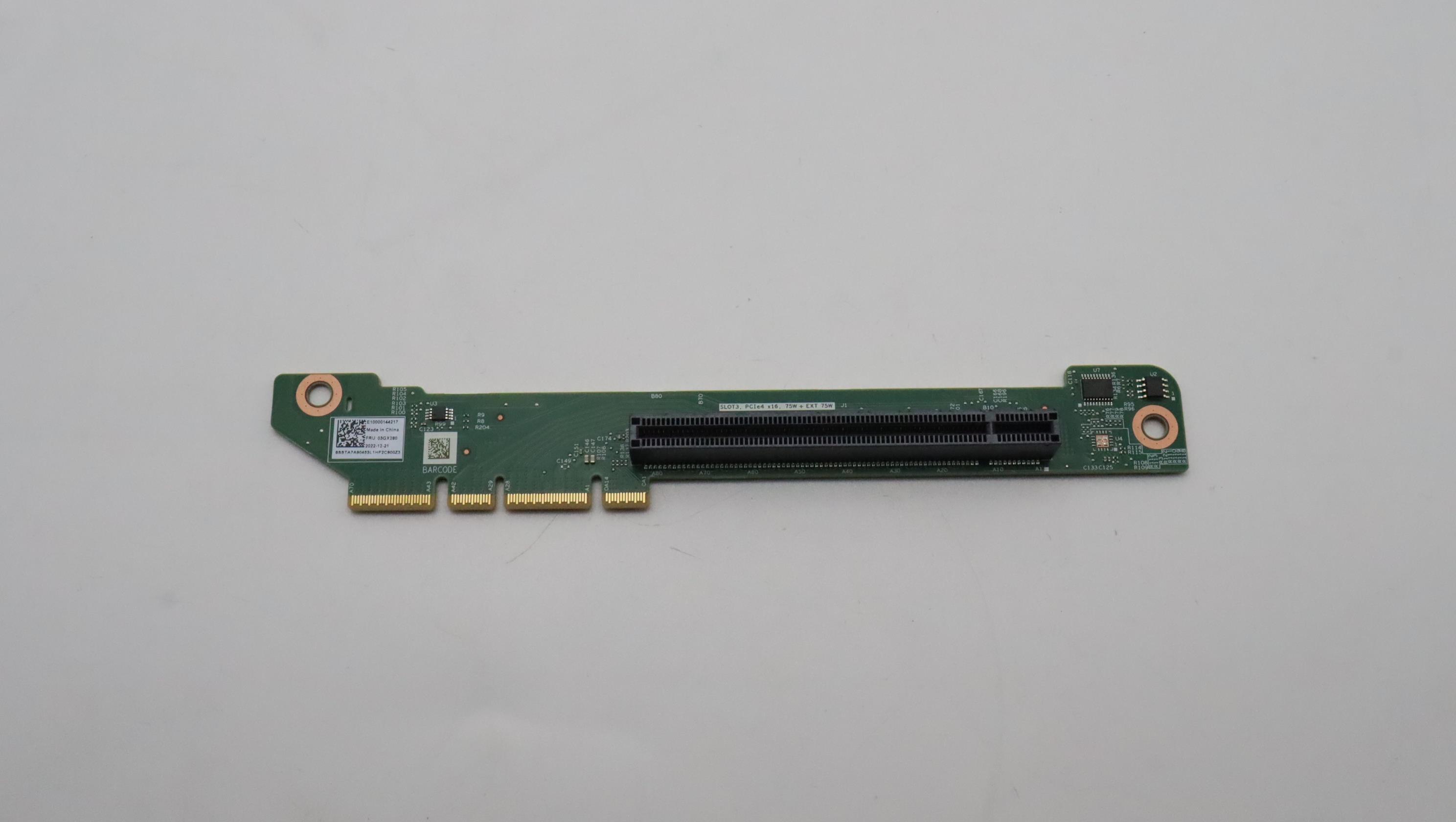Райзер-карта Lenovo Riser Card, PCIE Gen4, x16, low profile, Riser2 (03GX280)