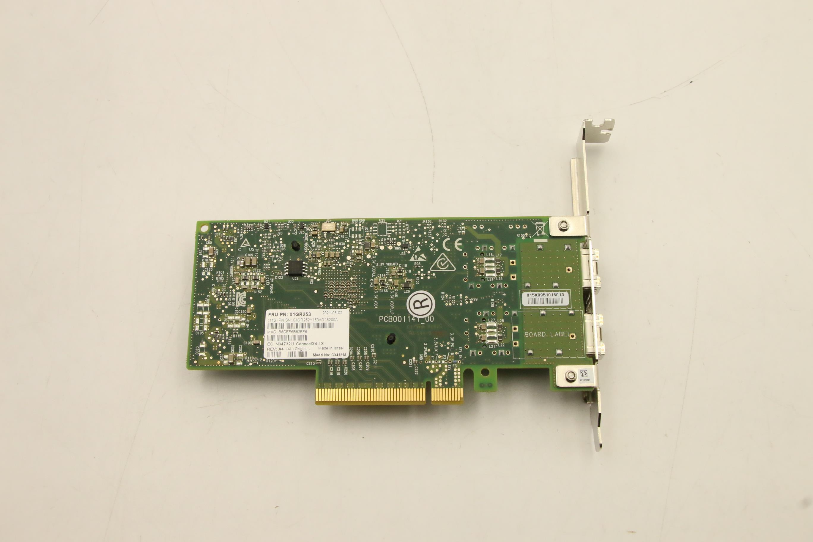 Сетевая карта Mellanox ConnectX-4 Lx 2x25GbE PCIe Adapter (01GR253)