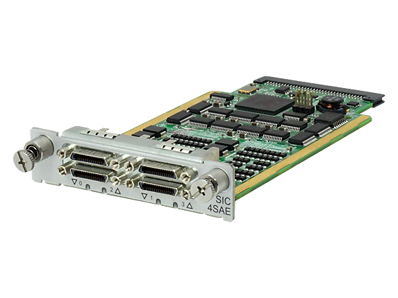 Модуль HPE MSR 4-port Enhanced Sync/Async Serial SIC Module (JG737A)