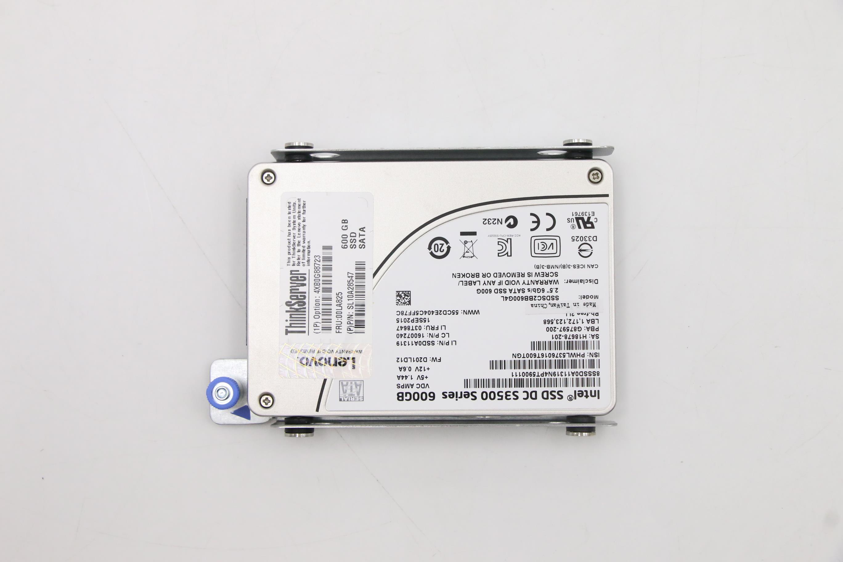 SSD накопитель Lenovo NHS 600G SSD 2.5" ASM (00LA825)
