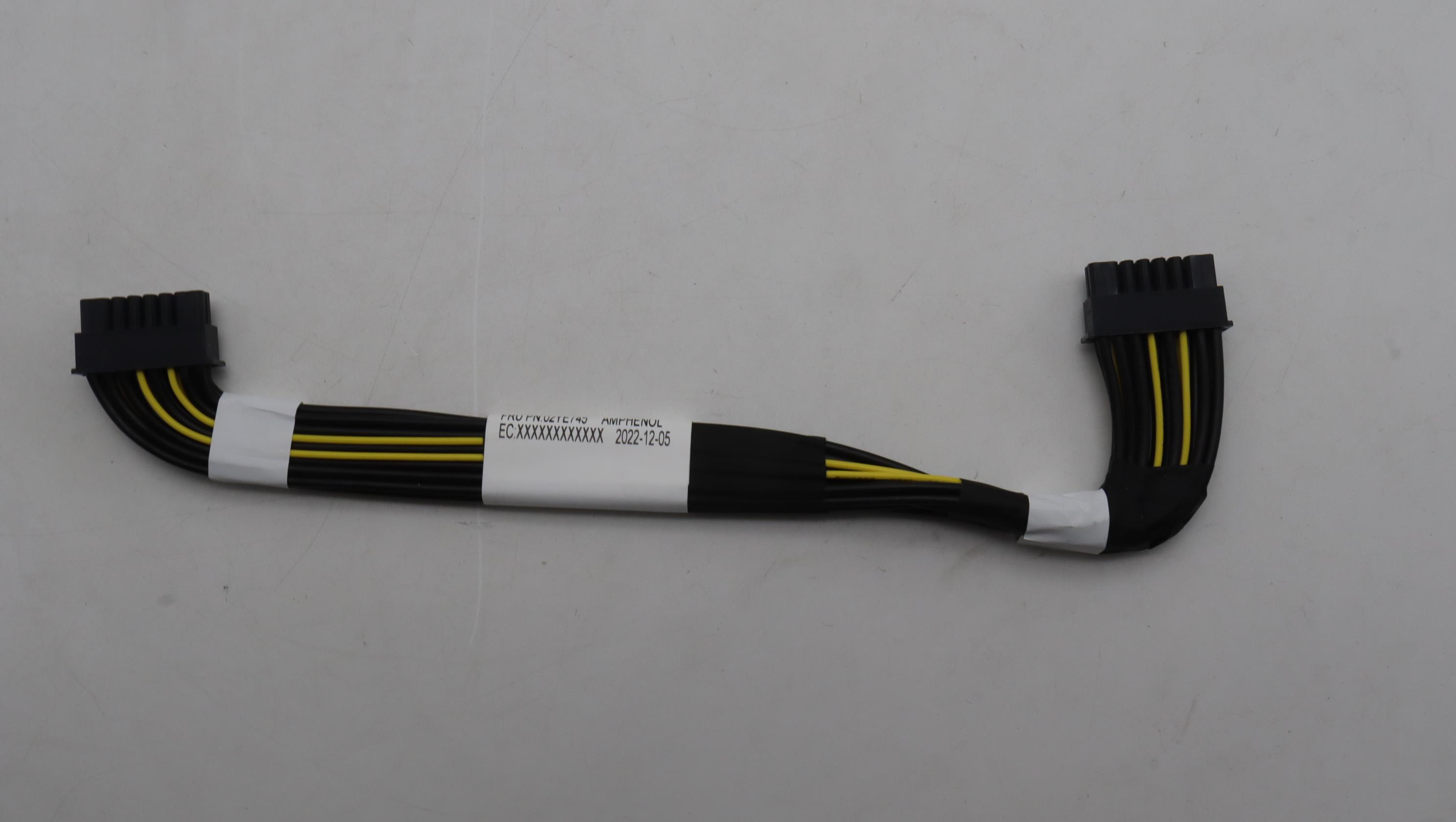 Кабель Lenovo 210mm,2X8 PWR to 2X8 PWR, power cable (02YE745)