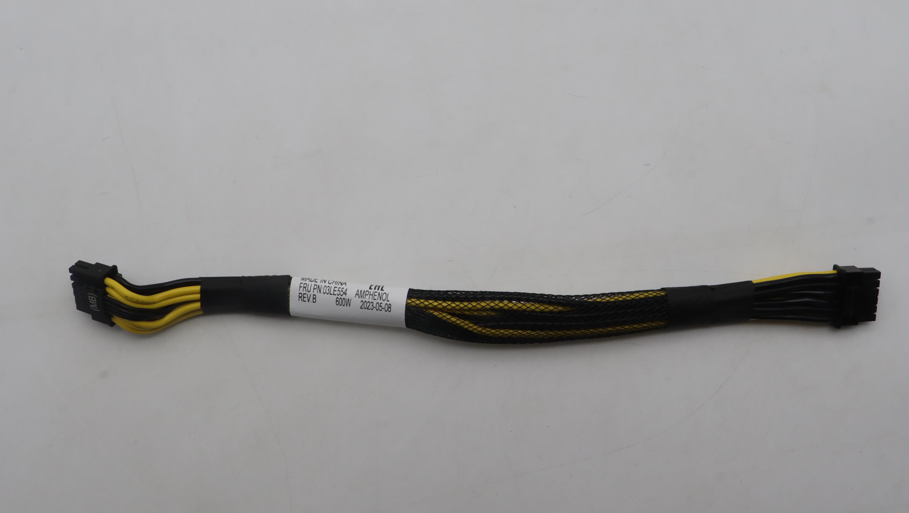 Кабель Lenovo Cable, Internal 16p 12VHPWR CEM5 ST 16p 12VHPWR CEM5 ST 16 / 28 AWG L=235 mm (03LE554)