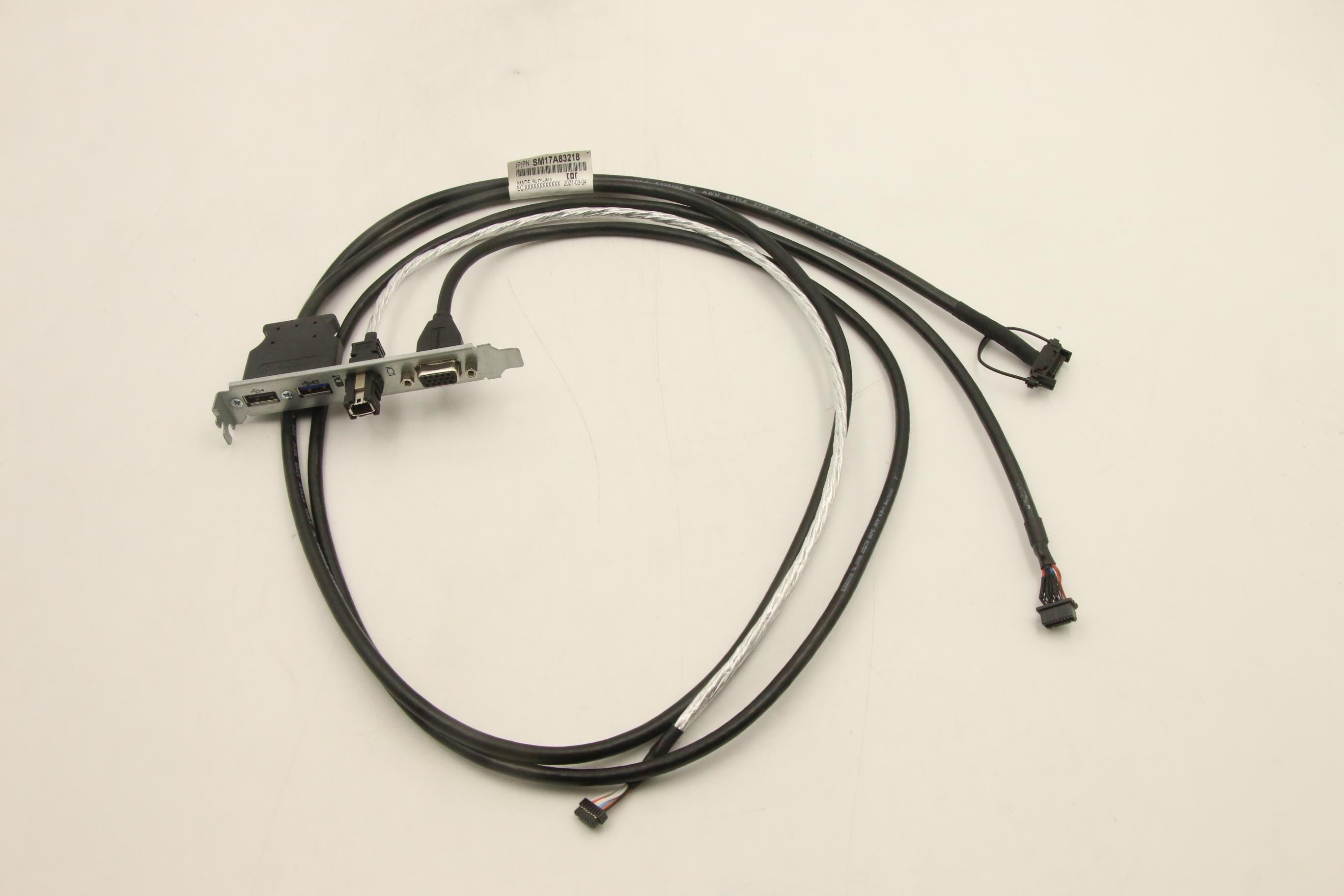 Кронштейн Lenovo Bracket, Peripheral Component Interconnect Express, Full Height, Rear, with 3 cables -- Universal Serial Bus 1160 Millimeters, Video 1200 Millimeters, PONG External 500 Millimeters (02YF204)