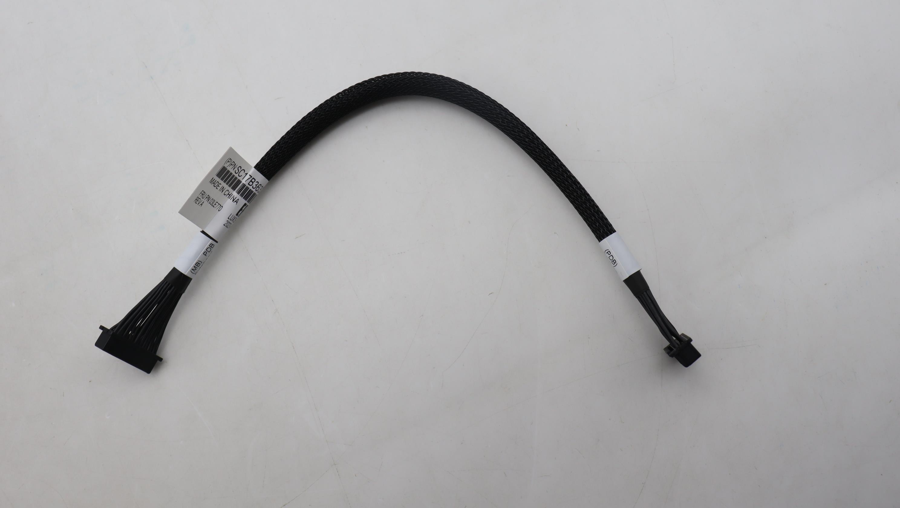 Кабель Lenovo Cable, Internal, PDB Sideband Cable (Micro Lock 2x16 to Micro Lock 2x16, 250mm) (03LE770)