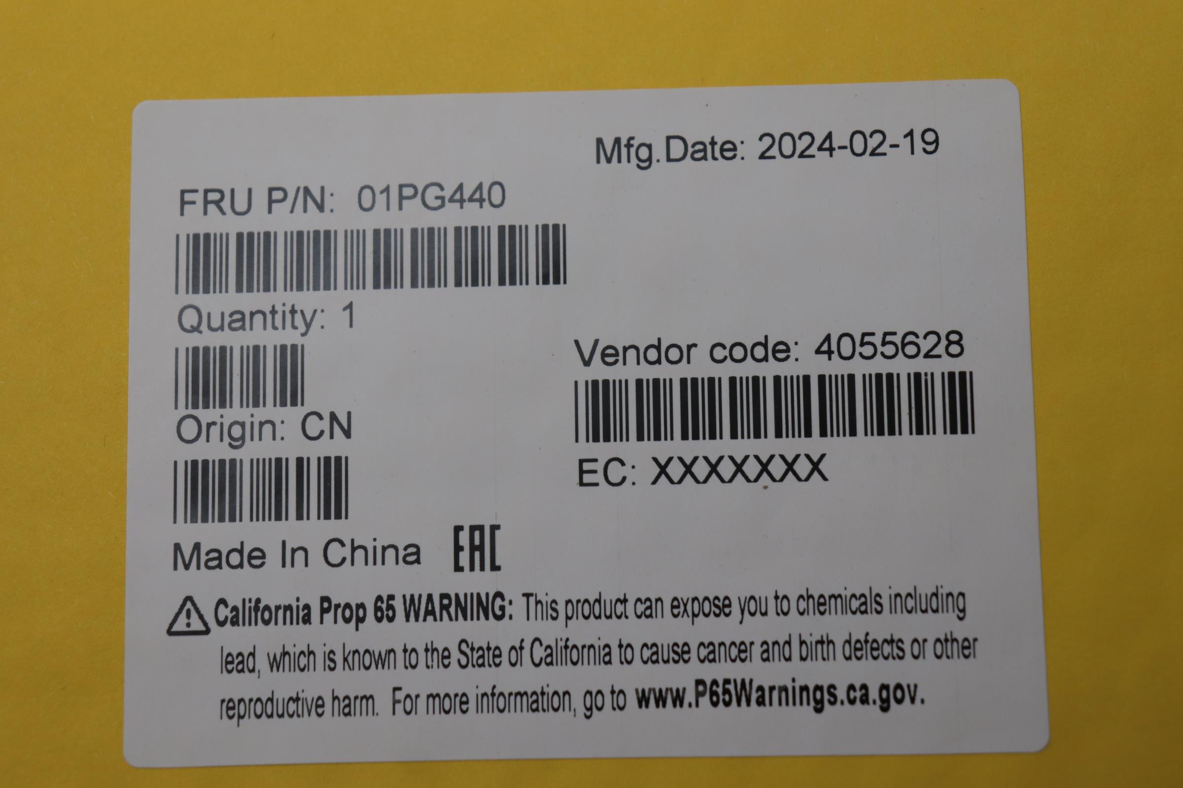 Кабель Lenovo BNR VGA CABLE (01PG440)