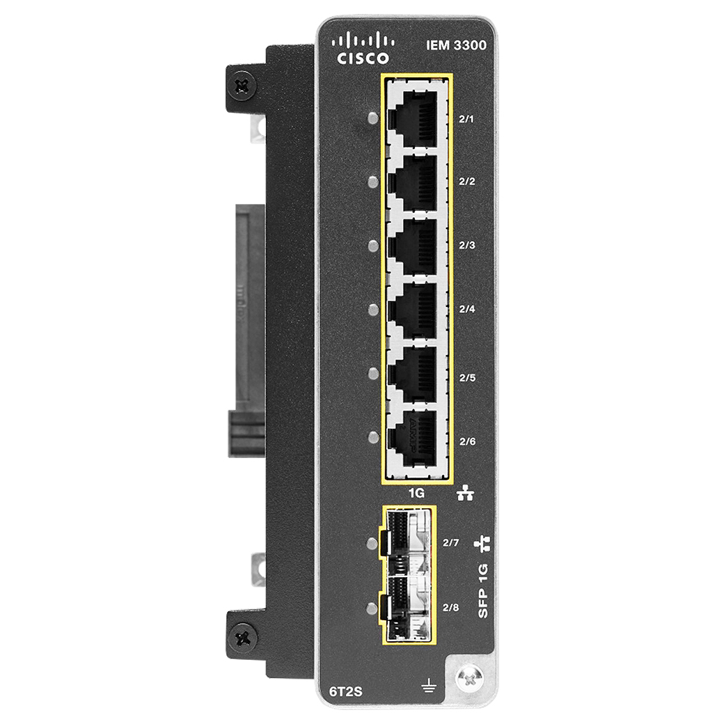 Коммутатор Cisco Catalyst IE3300 IEM-3300-6T2S