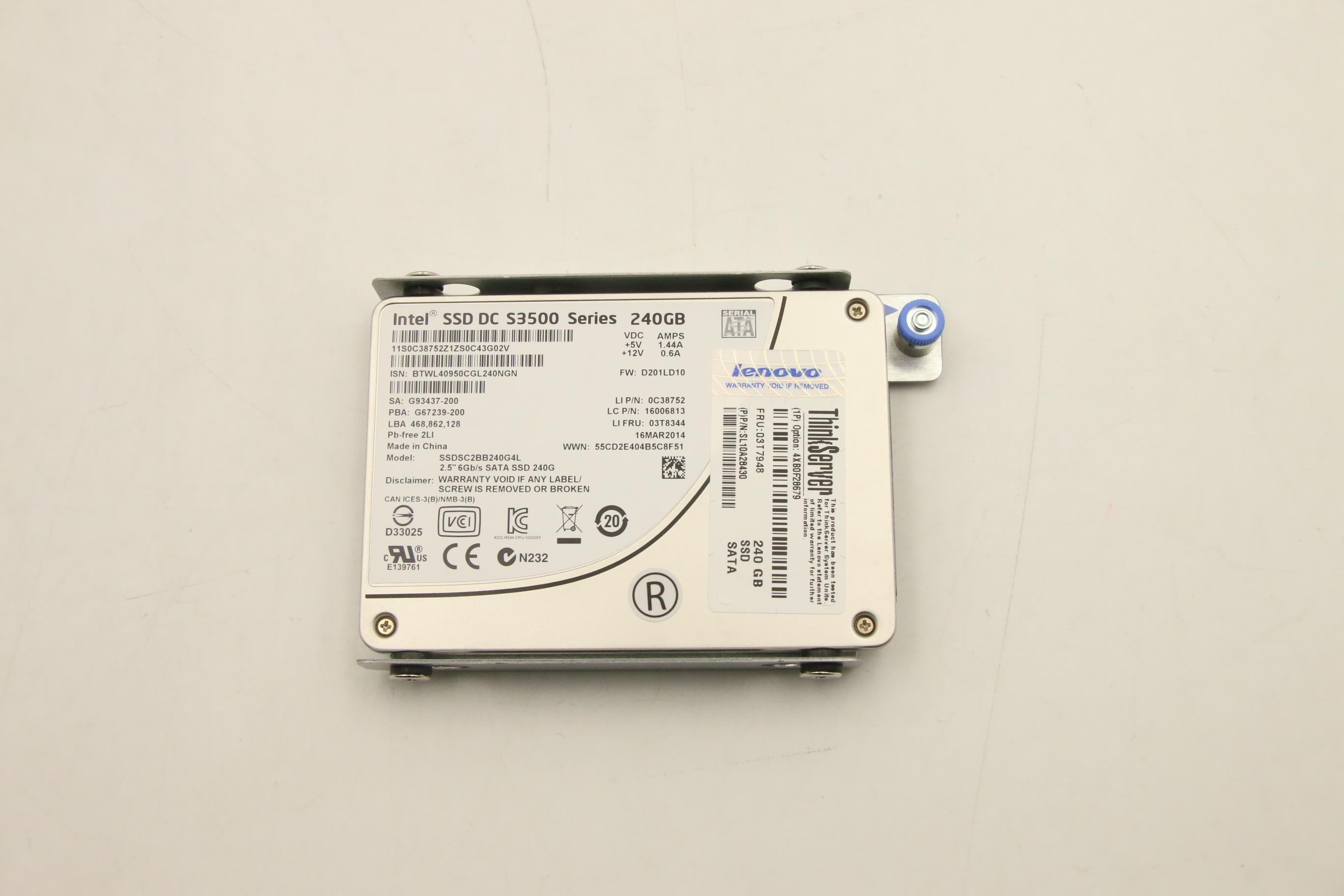 SSD накопитель Lenovo NHS 240G SSD 2.5" ASM (03T7948)