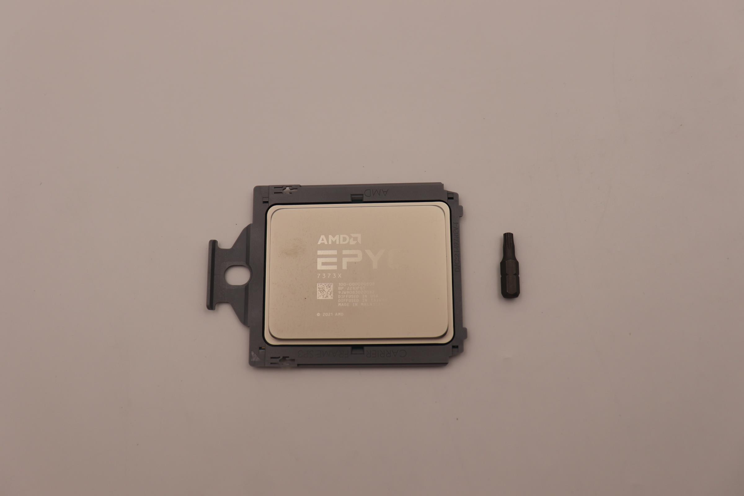 Процессор AMD CPU,EPYC MILAN-X 7373X 16C/240W/3.05G/768M, with 3D V-Cache, 8 CCDs, 32 threads, 8 DDR channels, PCIe x128, 64 Bit Microprocessor (03KH752)