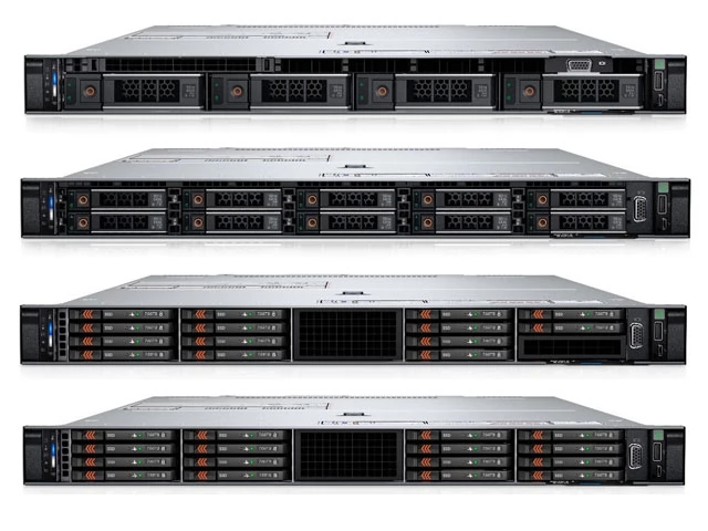 Сервер Dell PowerEdge R6615 / 1x AMD EPYC 9334 / 4 х 32GB RDIMM DDR4 / 2 х 480GB SSD