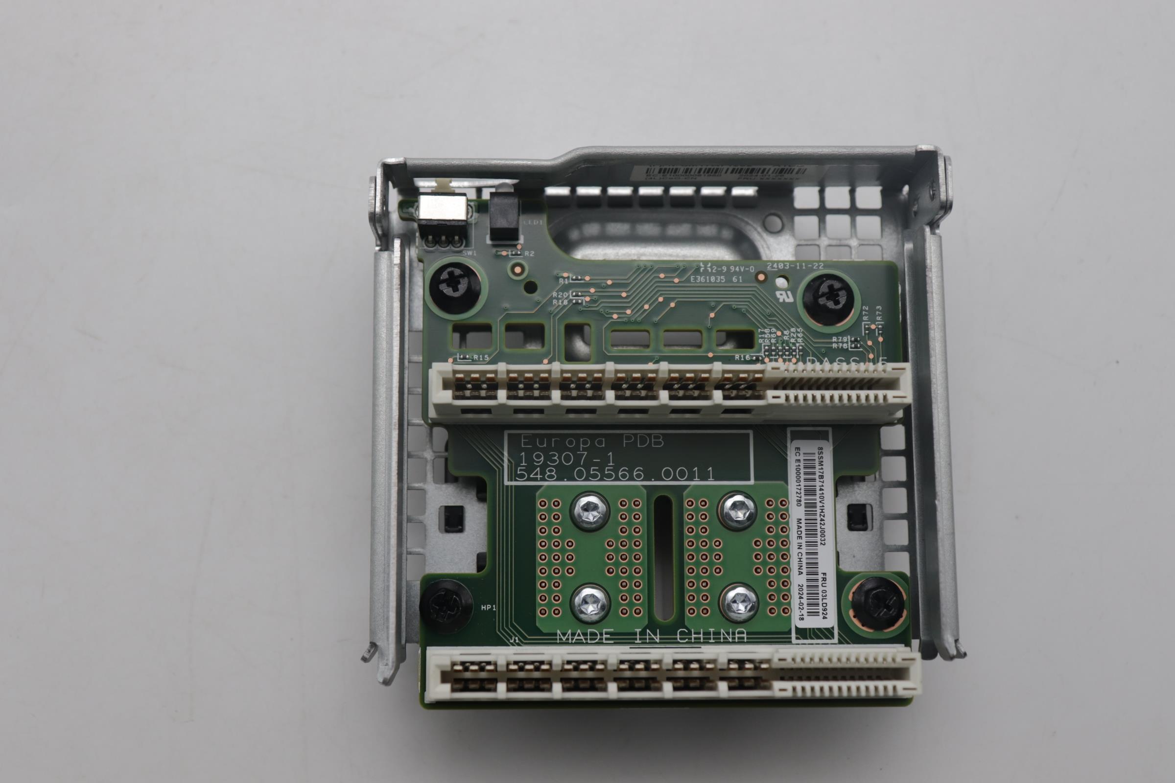 Опция Lenovo Power Middle Plane, SR850 V2 Power Paddle Board (03LD924)