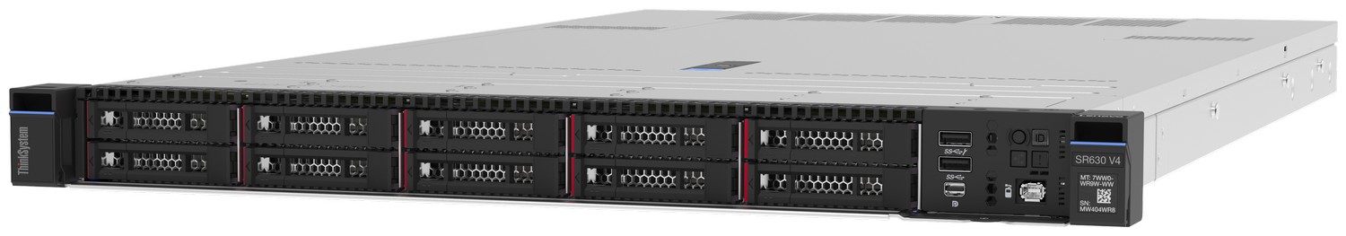 Шасси Lenovo ThinkSystem 1U V4 10x2.5" Chassis C1XE