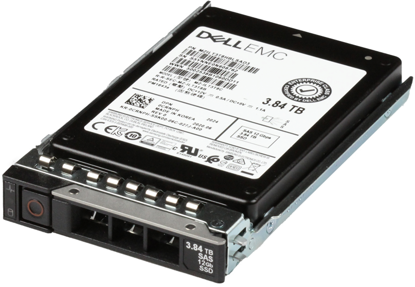 SSD накопитель DELL EMC 3.84TB 12Gb/s SAS 2.5'' MT0R5