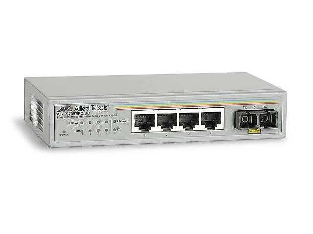 Коммутаторы Allied Telesis FS700 серии AT-FS705EFC/SC-yy