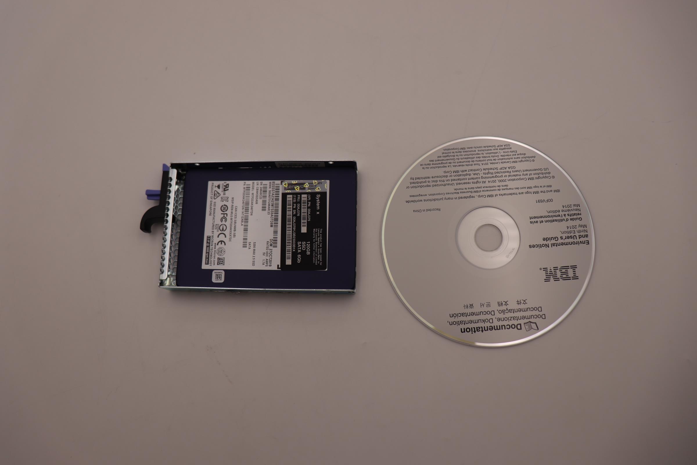 SSD накопитель Lenovo 120GBSATA G2SS (00AJ376)