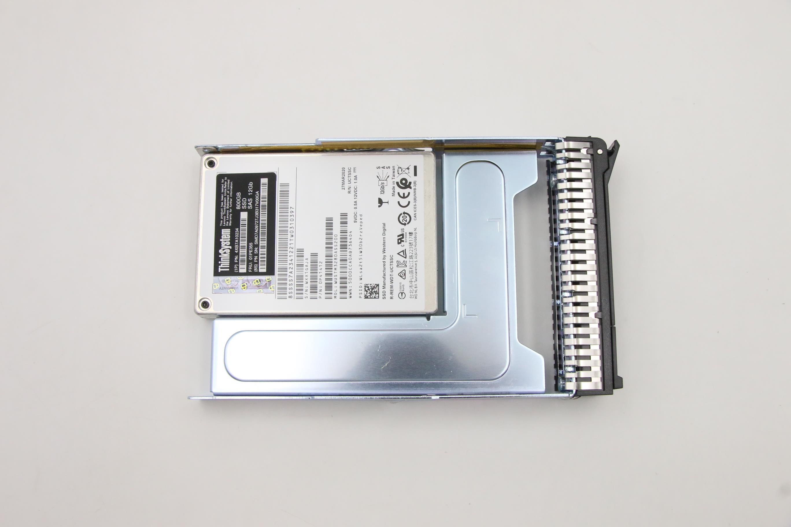 SSD накопитель Lenovo ThinkSystem 3.5" SS530 800GB Performance SAS 12Gb Hot Swap SSD (01PE355)
