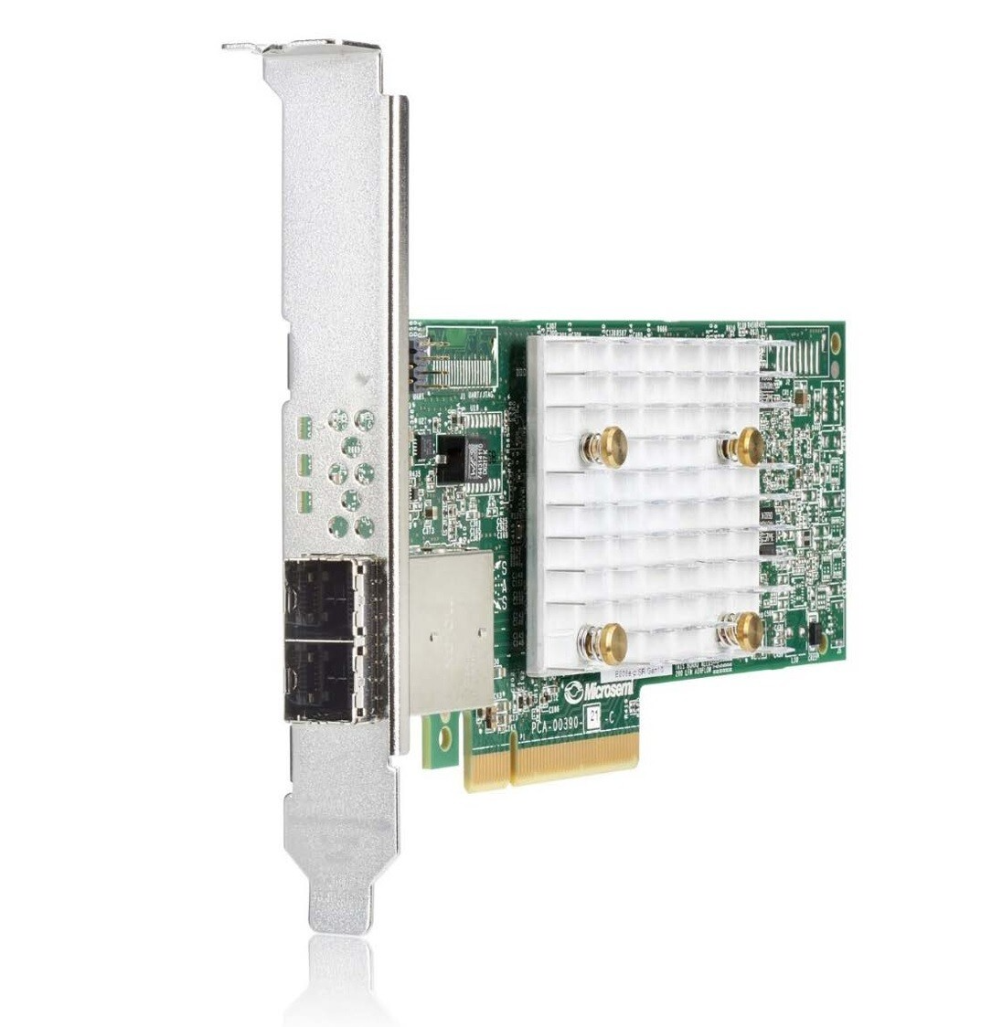 RAID-контроллер HPE Smart Array E208e-p SR Gen10 (8 External Lanes/No Cache) 12G SAS PCIe Plug-in Controller (804398-B21)