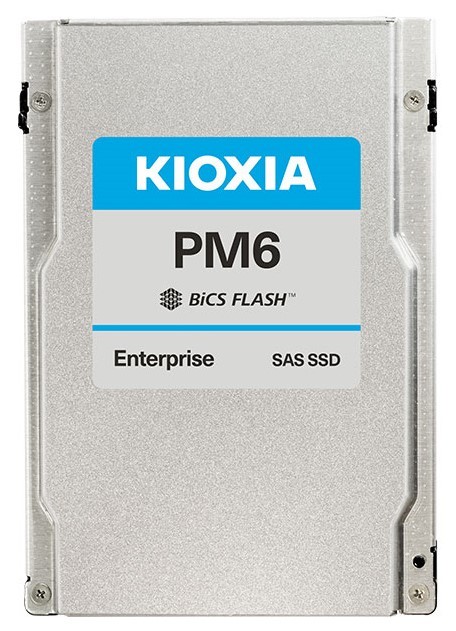 SSD накопитель Kioxia 7.68Tb SAS PM6-R KPM61RUG7T68
