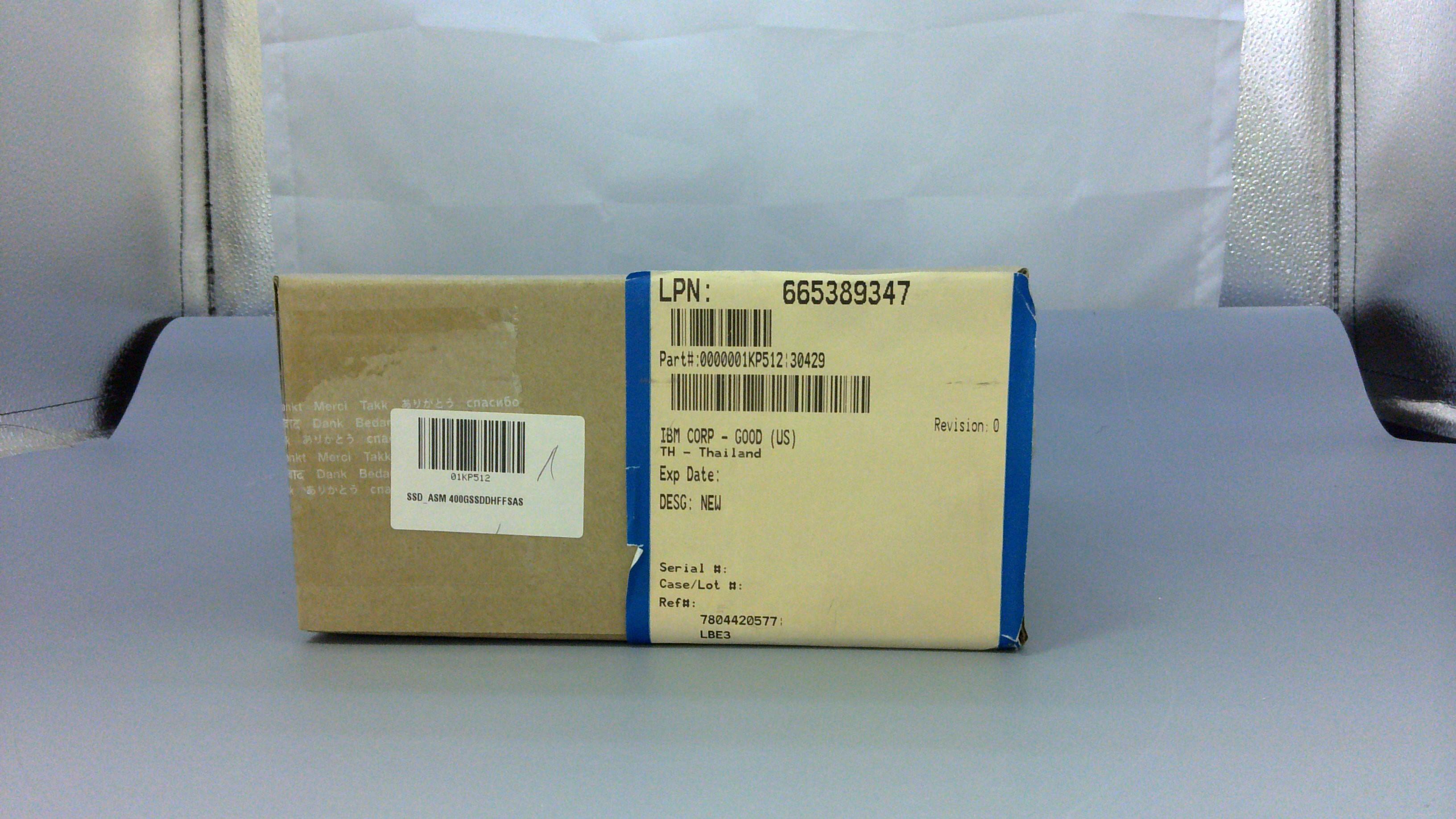 SSD накопитель Lenovo 400GSSDDHFFSAS (01KP512)