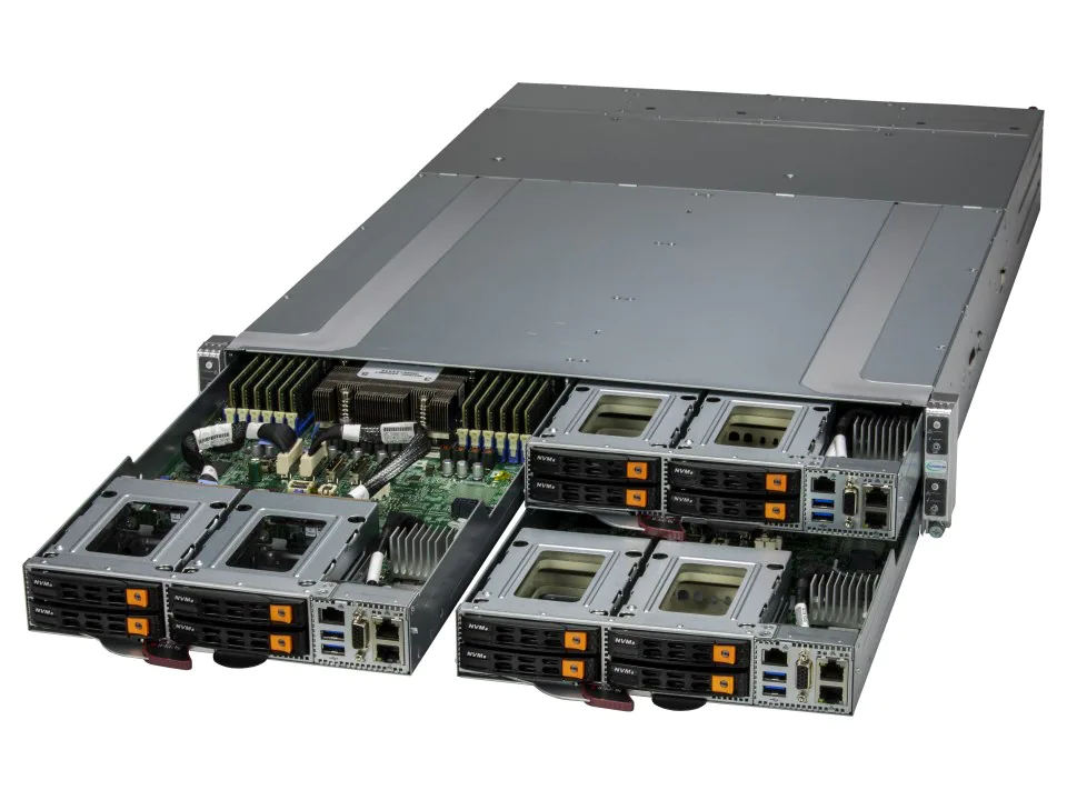 Сервер Supermicro AS-2115GT-HNTF (Genoa 9174F)