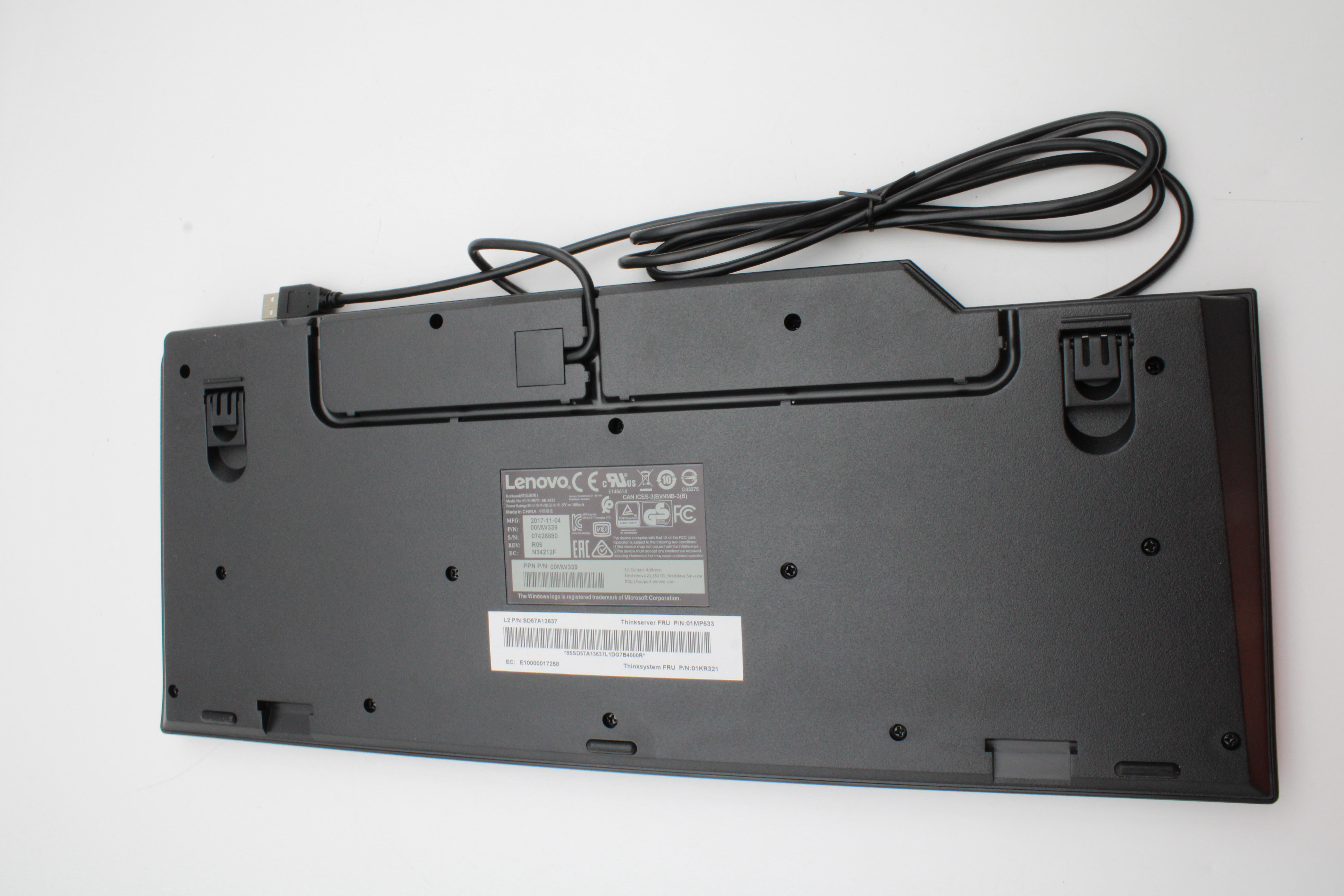Клавиатура Lenovo Pref. Pro Keyboard USB - Russian/Cyrillic 441 RoHS v2 (01KR321)