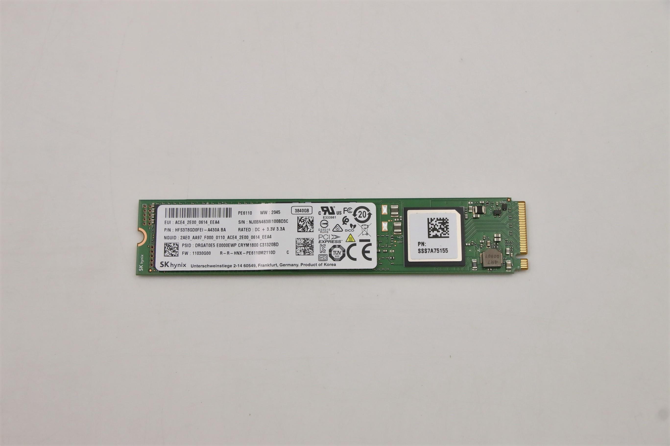 SSD накопитель Lenovo HFS3T8GD0FEI-A430A 3.84 M.2 M1 (02YH360)