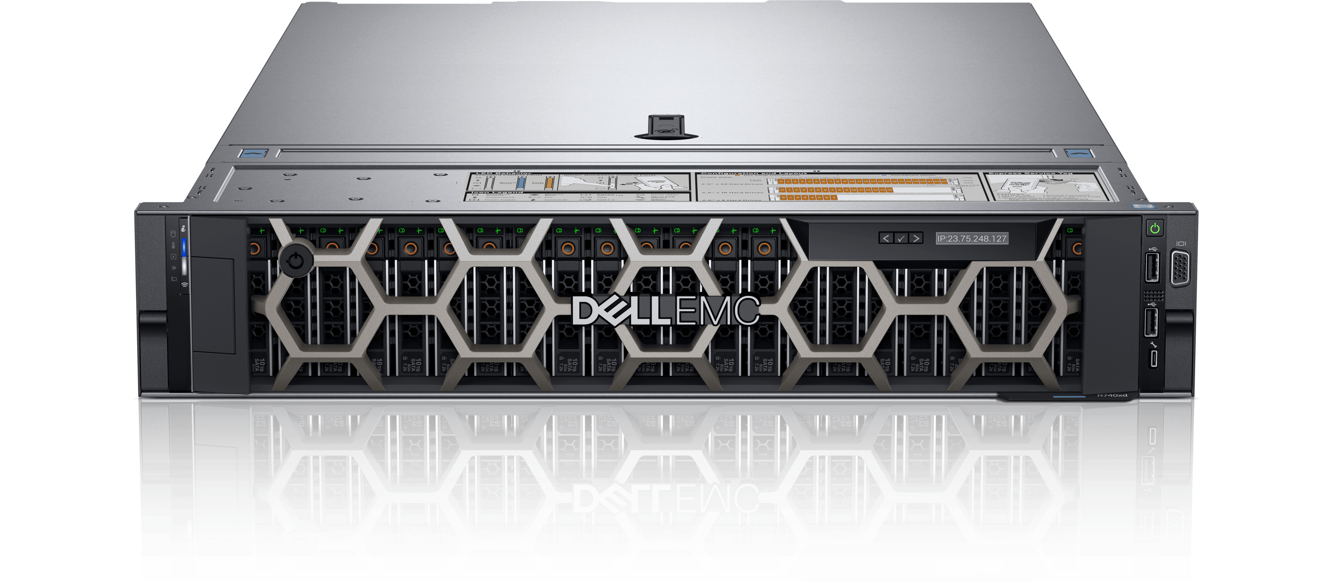 Сервер Dell PowerEdge R740 (up to 8 x 2.5″ HDD/SSD) / 2x Xeon Gold 6248R (3.0GHz/35.75Mb/24cores) / 4x Samsung DDR4 32GB DIMM (PC4-25600) 3200MHz ECC / Perc H750 / BOSS controller card + 2x M.2 480GB SSD / 5x Samsung Enterprise SSD