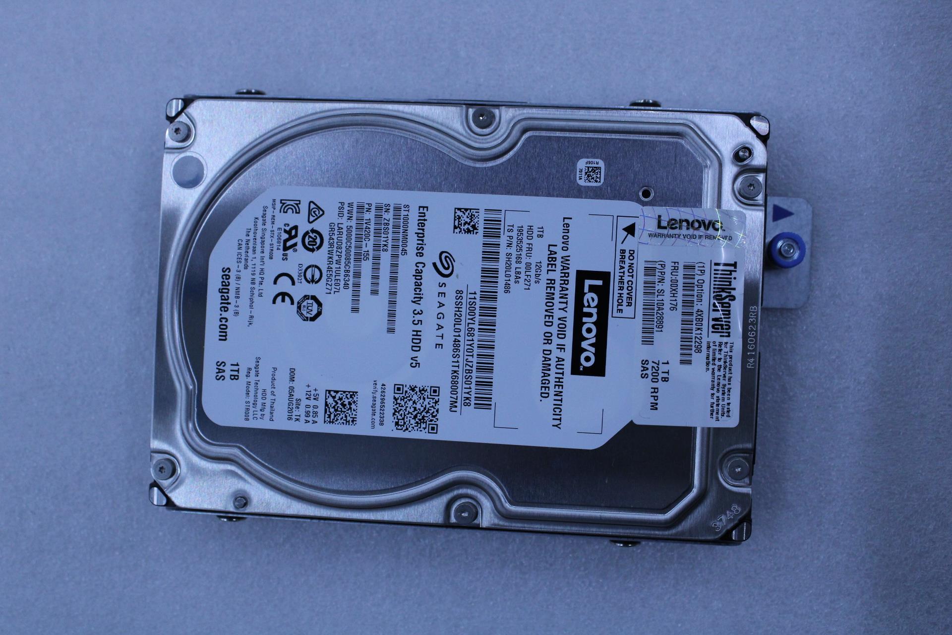 Жесткий диск Lenovo NHS 1TB SAS 12Gb/s, 3.5" ASM (00XH176)