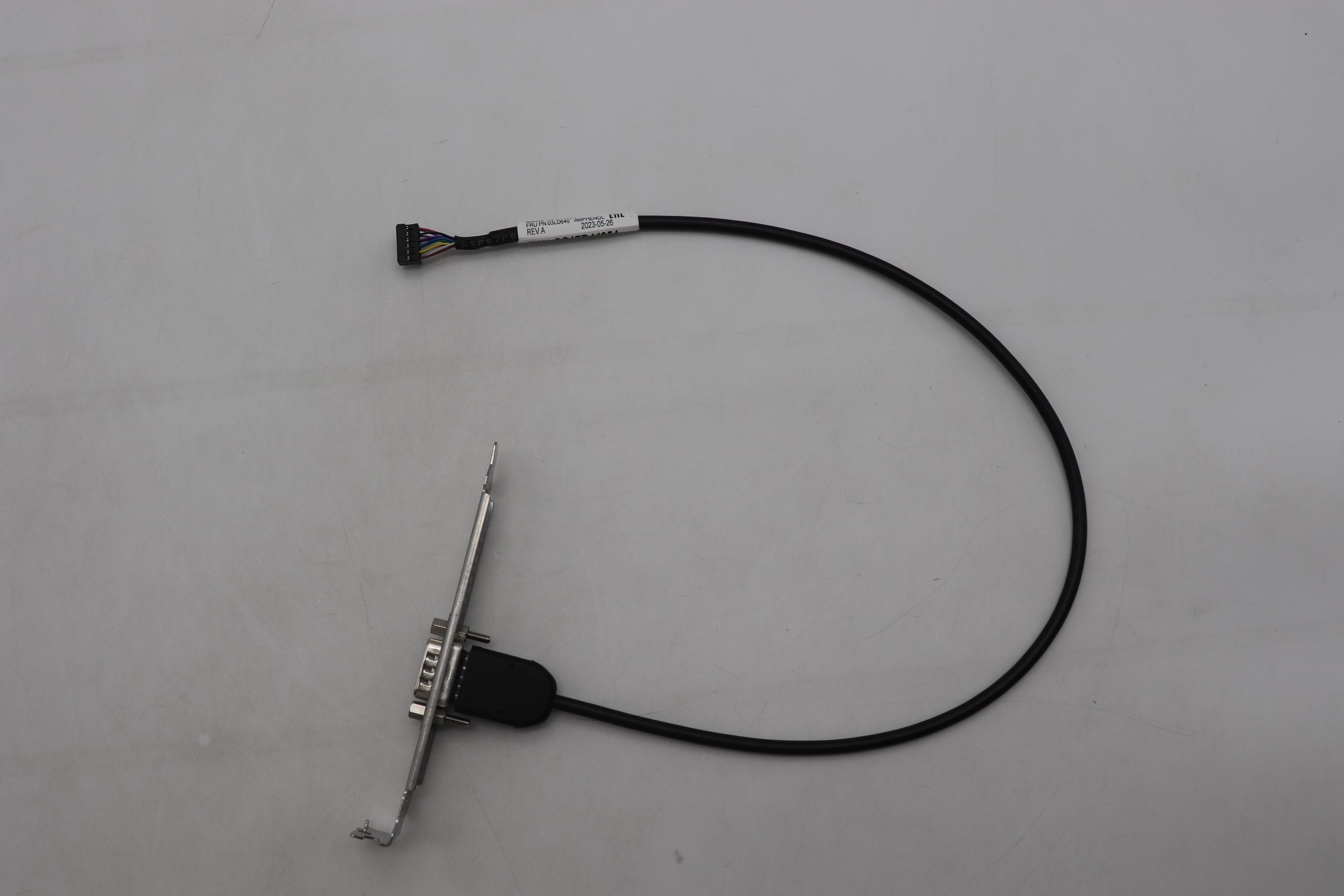 Кабель Lenovo Cable, Internal Milli-Grid 2x6 ST to COM DB9 ST 28 AWG L=450 mm (03LD640)