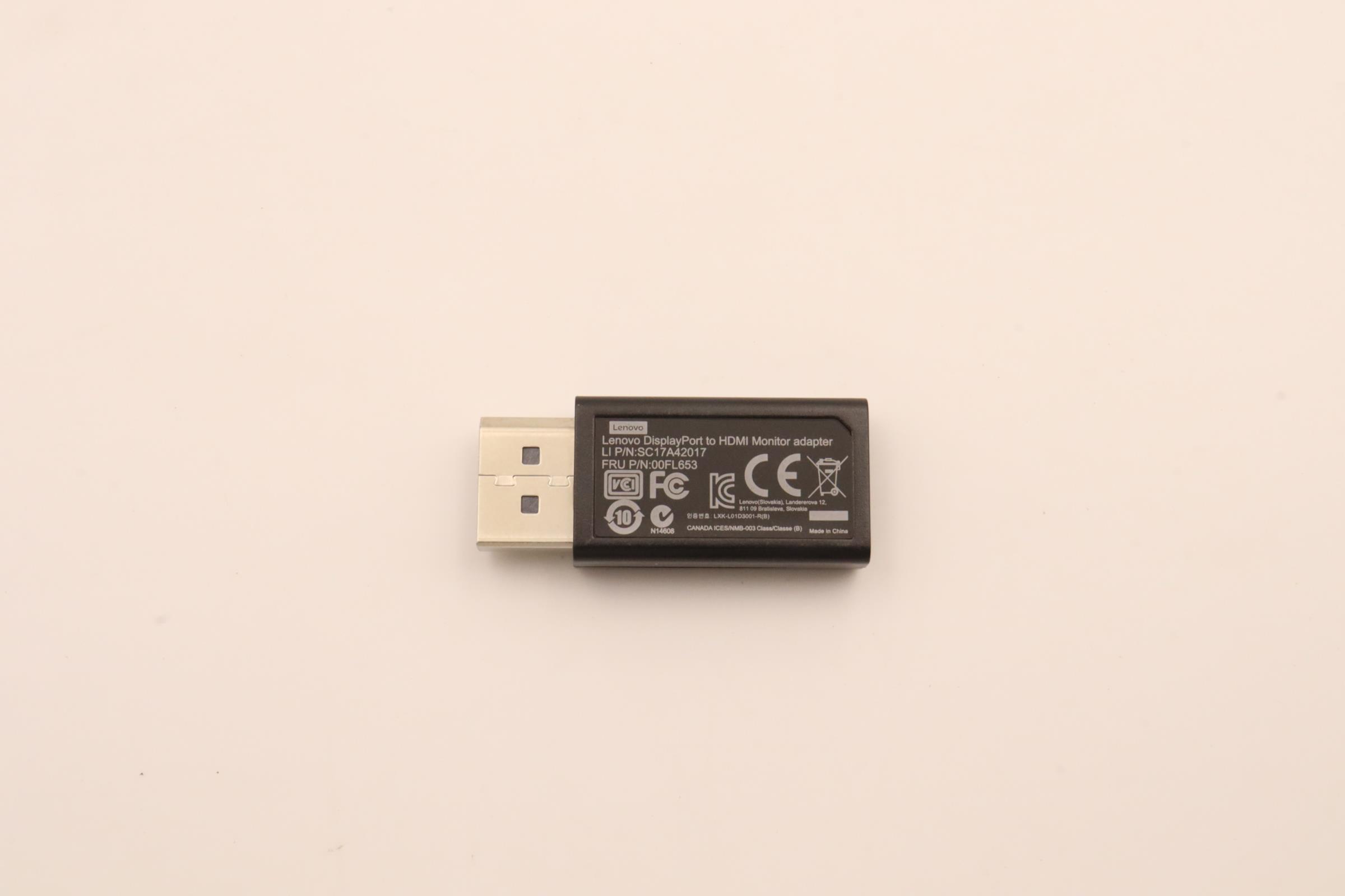 Кабель Lenovo ST50 DP-HDMI Adapter 200mm (00FL653)