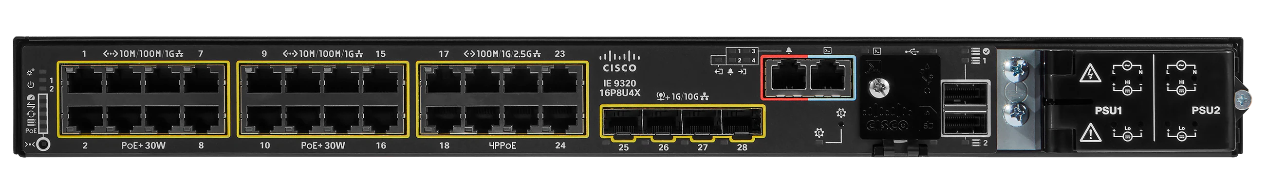 Коммутатор Cisco Catalyst IE9300 IE-9320-16P8U4X-A