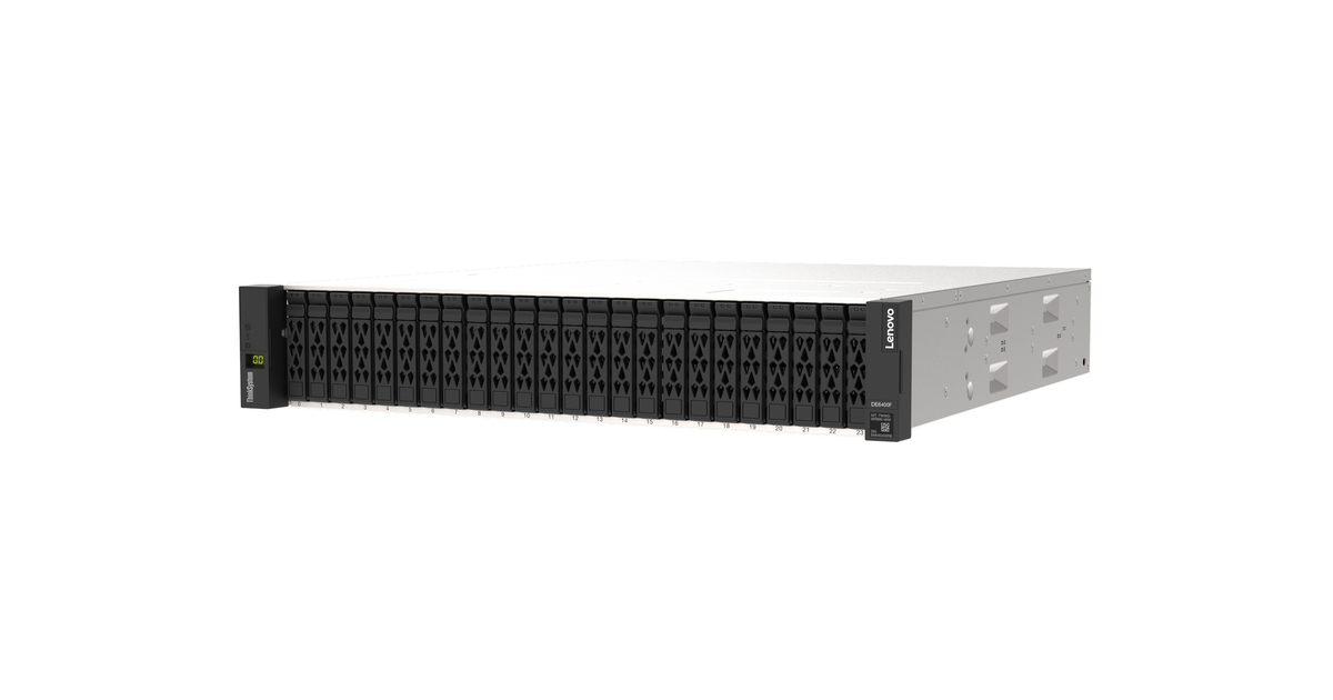 СХД Lenovo ThinkSystem DE6400F 2U24 NVME