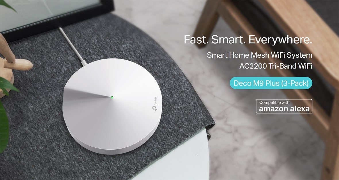 Маршрутизатор TP-Link AC2200 Tri-Band Mesh Router (Deco M9 Plus), 3-Pack
