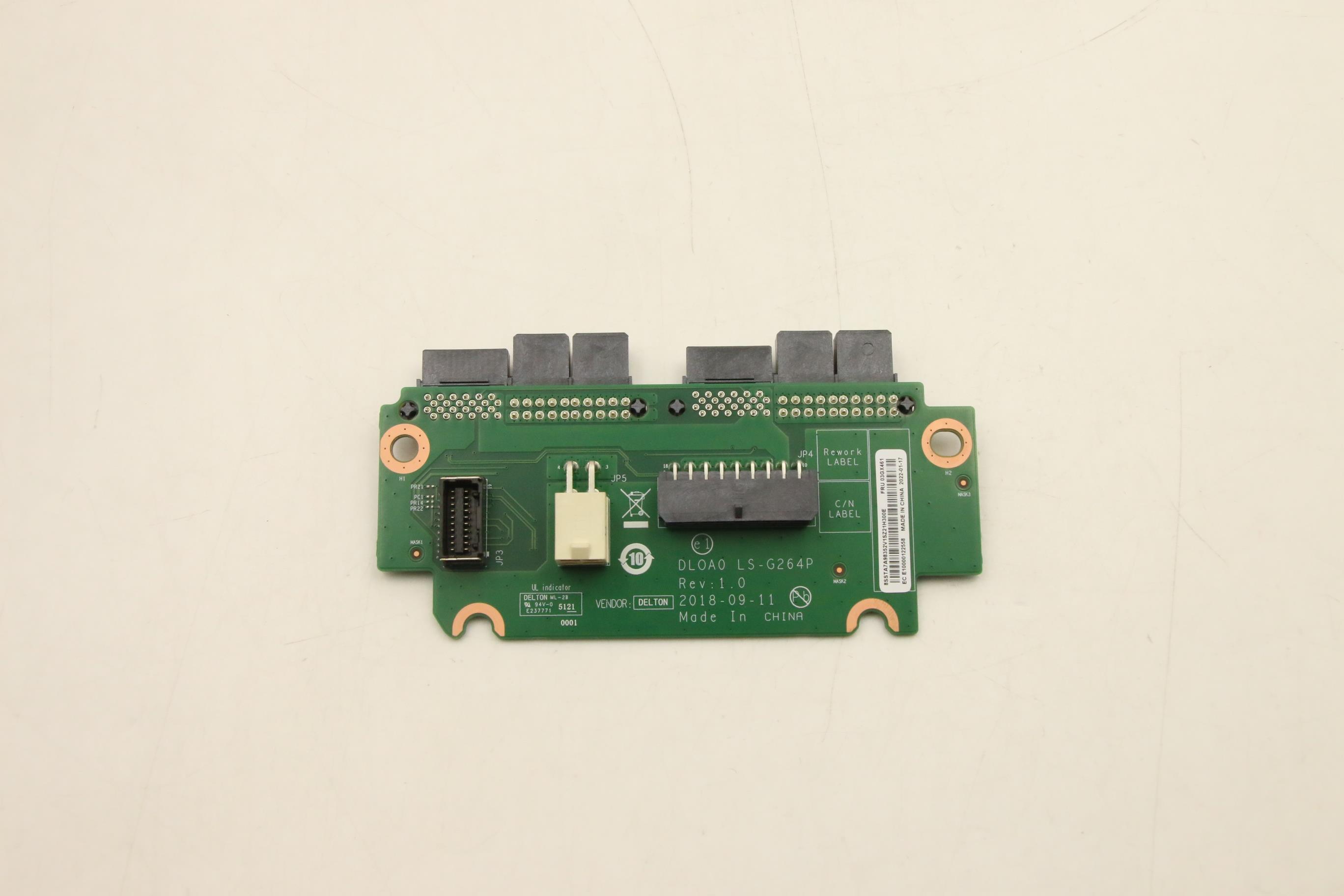 Блок питания Lenovo Interposer, Power Interposer Board, rear, PSU to System Board (03GX461)