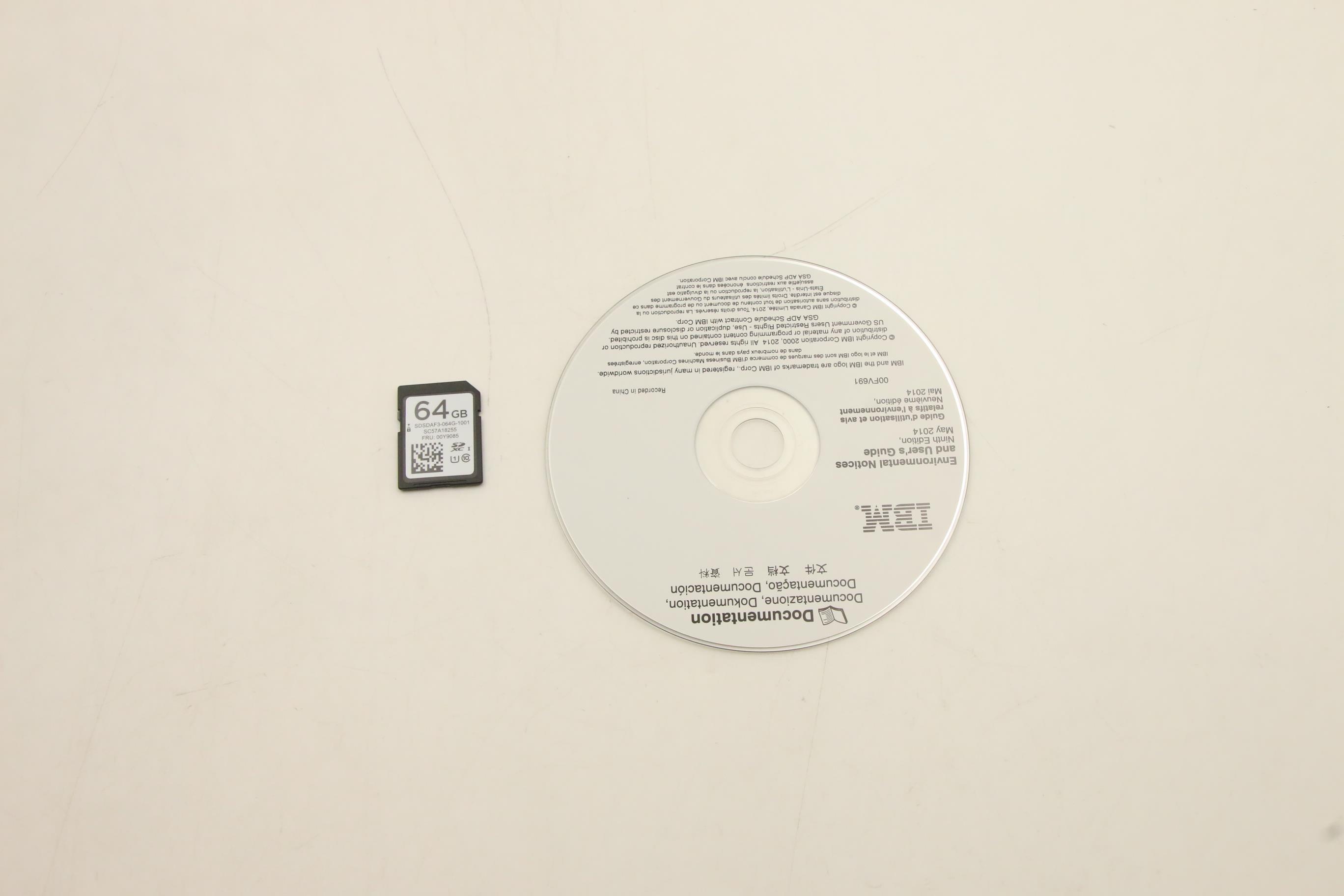 Оперативная память Lenovo Blank 64G SD Card FRU (00Y9085)