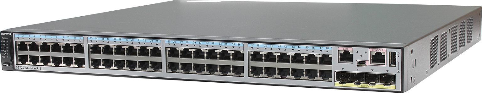 Коммутатор Huawei S5720-56C-PWR-EI-DC