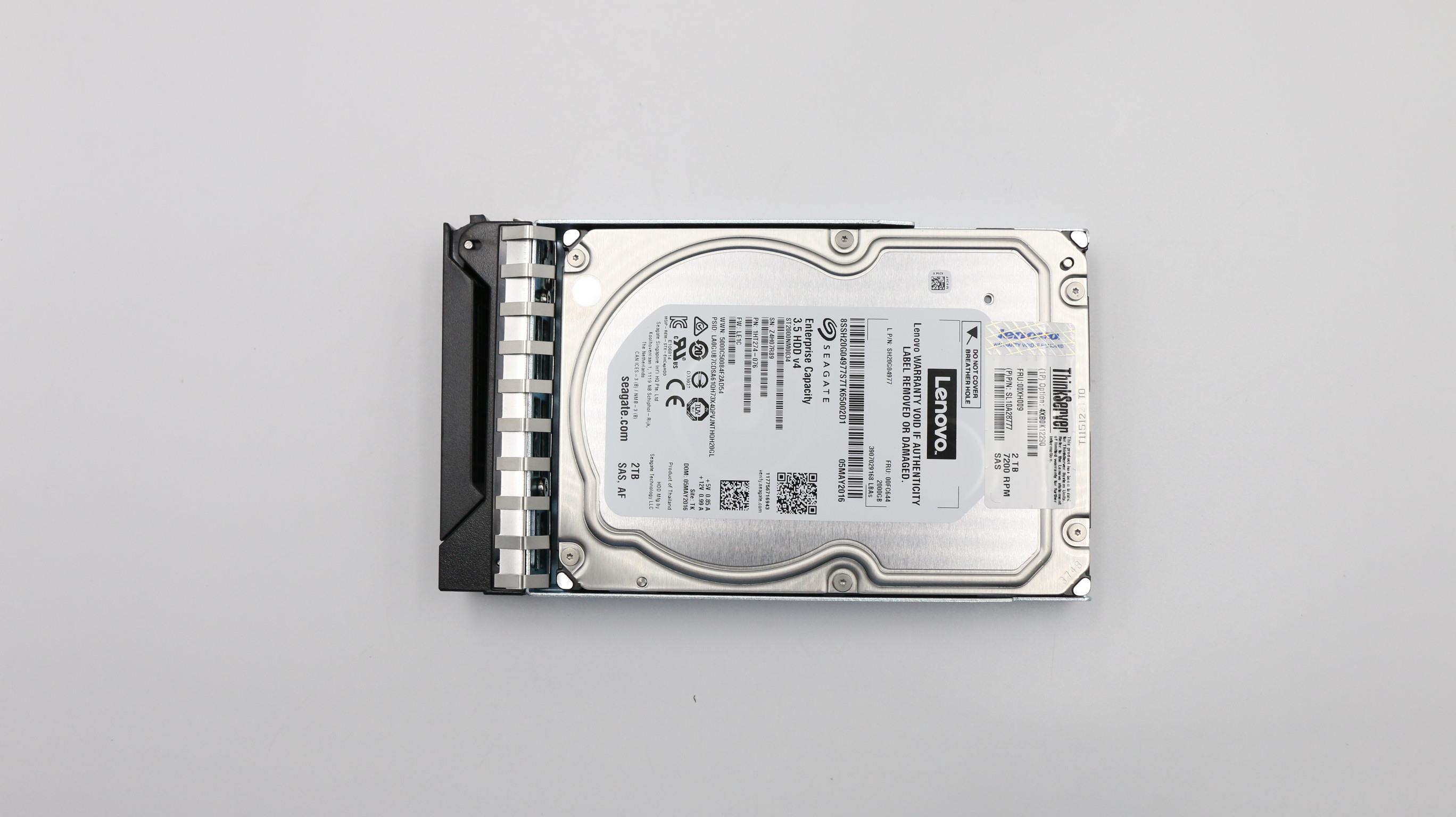 Жесткий диск Lenovo Easy Swap 2TB SAS - enterpri (00XH009)