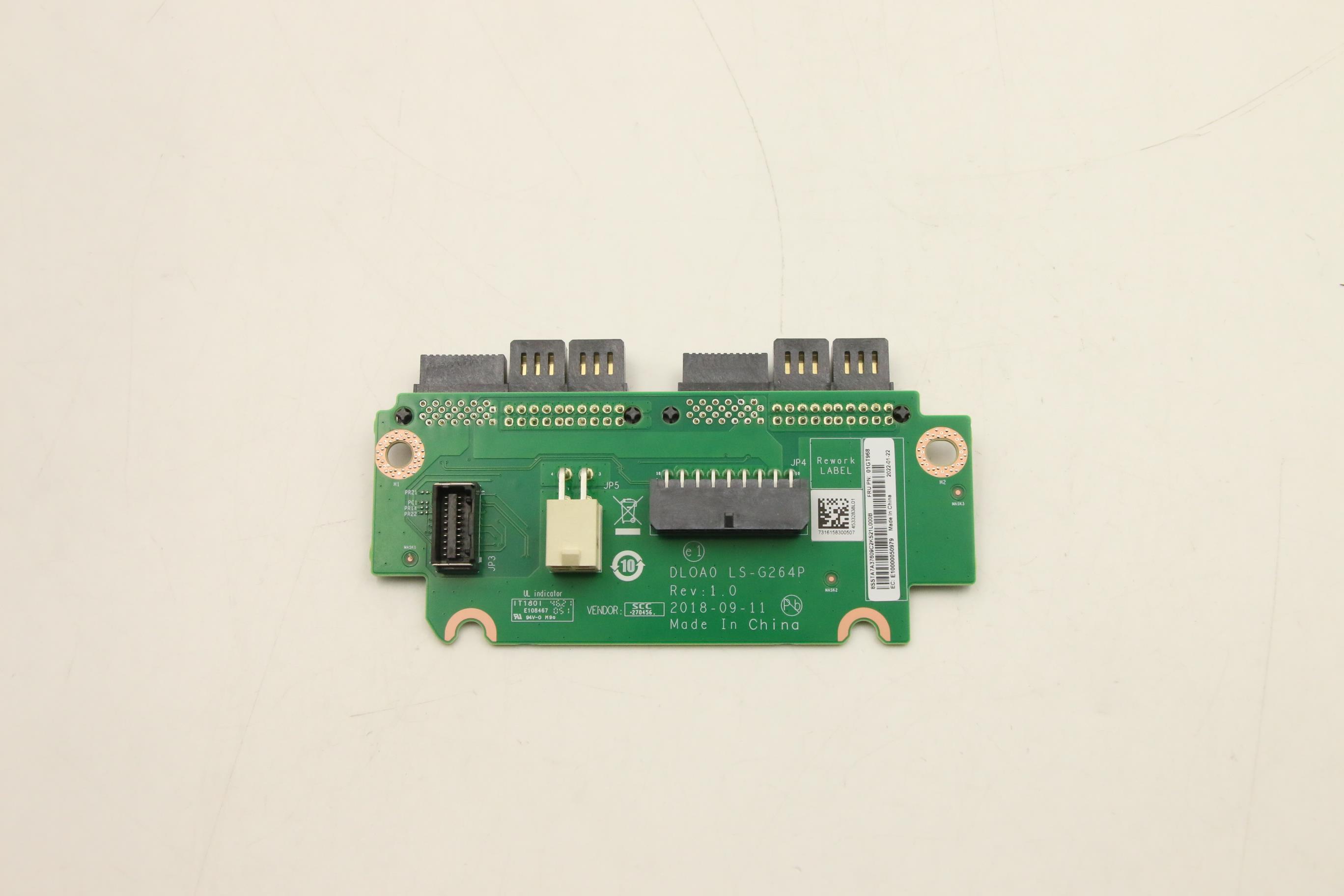 Блок питания Lenovo 1U Rack PIB Card, RDN PSU (01GT968)