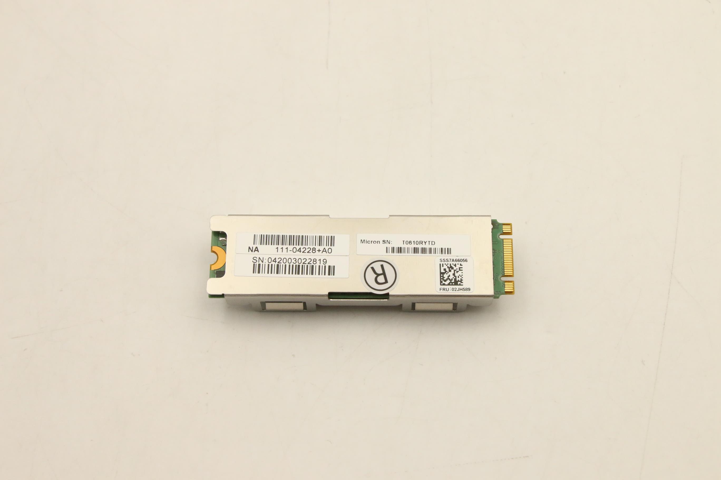 SSD накопитель Lenovo M.2,SATA,FLASH,480GB (02JH589)