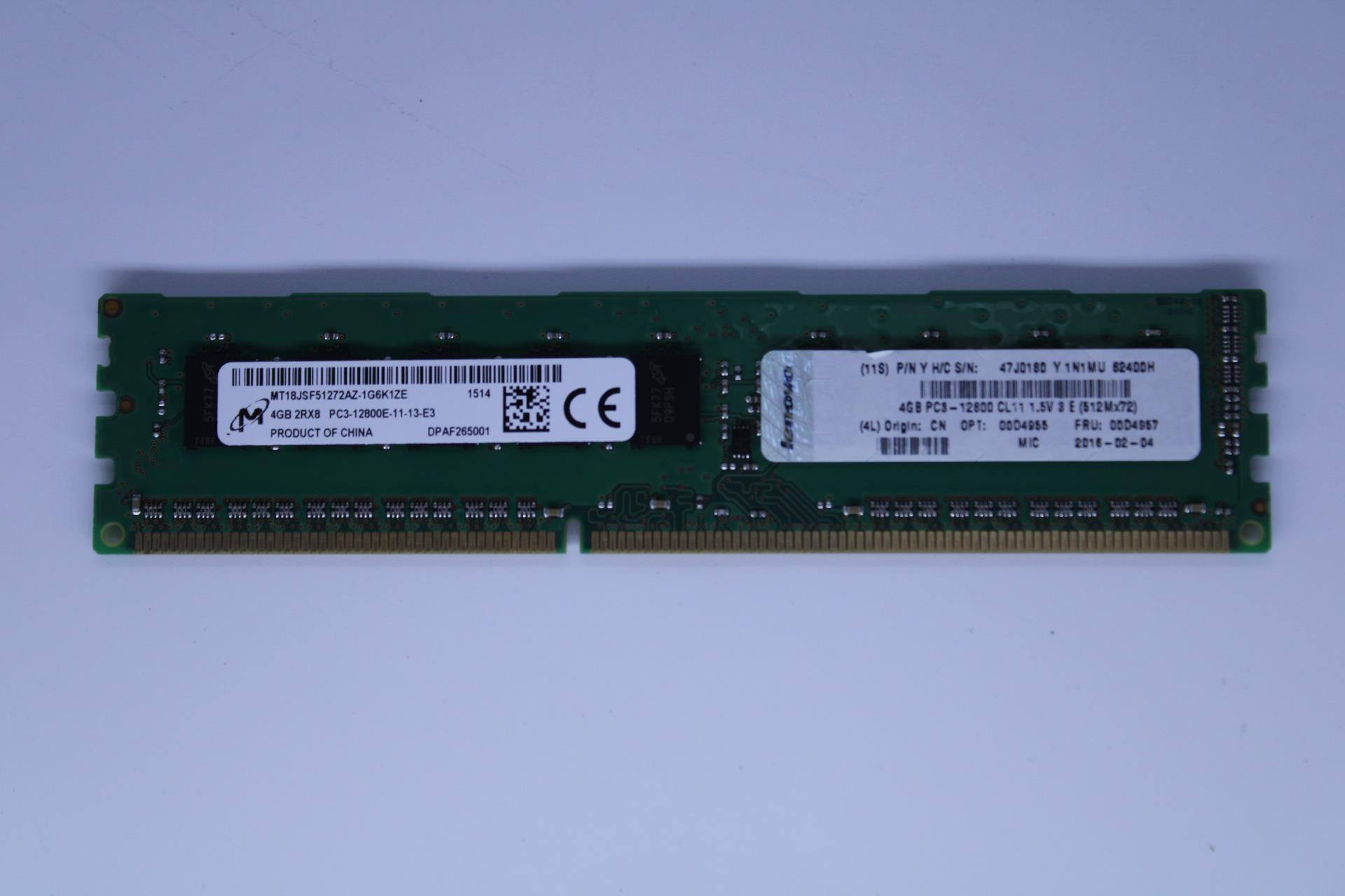 Оперативная память Lenovo 4GB (4GB 2Rx8 (00D4957)