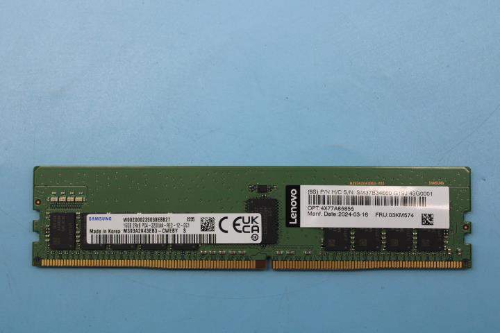 Оперативная память Lenovo ThinkSystem SE350 16GB TruDDR4 3200 MHz (2Rx8 1.2V) RDIMM (03KM574)