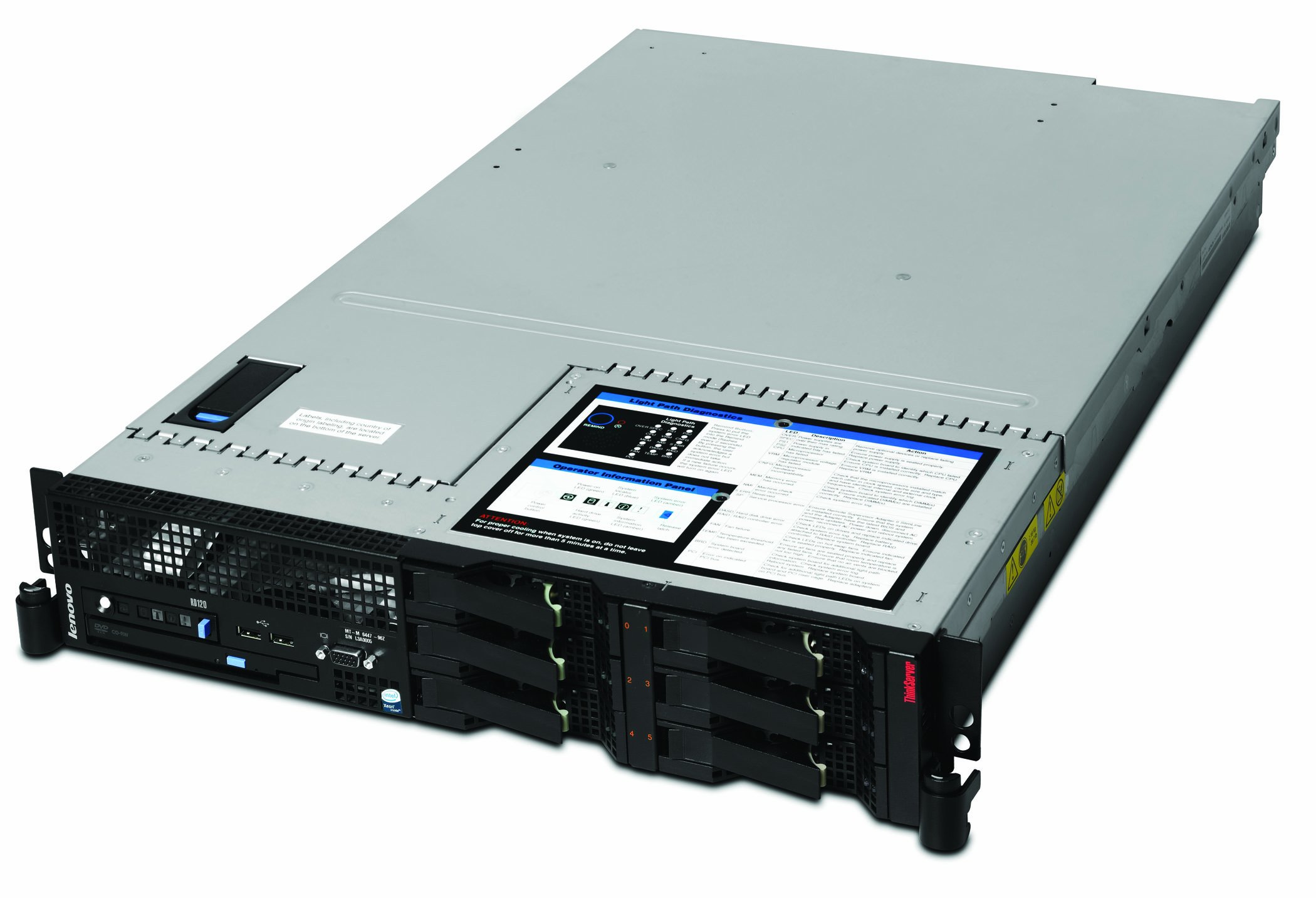 Стоечный сервер Lenovo ThinkServer Rack Server - RD120 - Type 6446